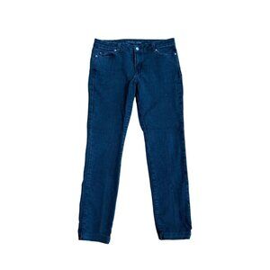 Michael Kors Womens Size 8 Dark Blue Denim Jeans Casual Stretch Fit